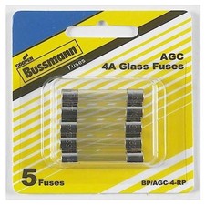 1pc Bussmann BP/AGC-4-RP 4 Amp Fuse