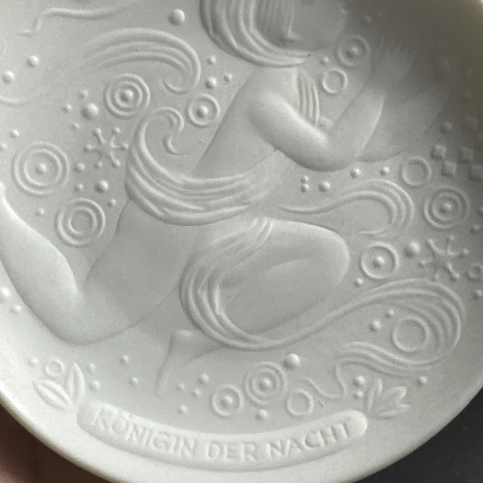 Rosenthal La Flauta Mágica La Reina de la Noche Plato Pequeño Ópera Mozart Foto 3 de 4