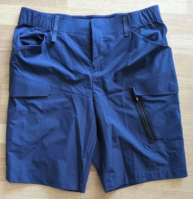 Men's Run On Cloud Athletic Running Sports Shorts Size XXL / 38 - Navy Blue, EUC