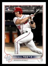 Jakson Reetz 2022 Topps ROOKIE RC #61 Washington Nationals Baseball *229