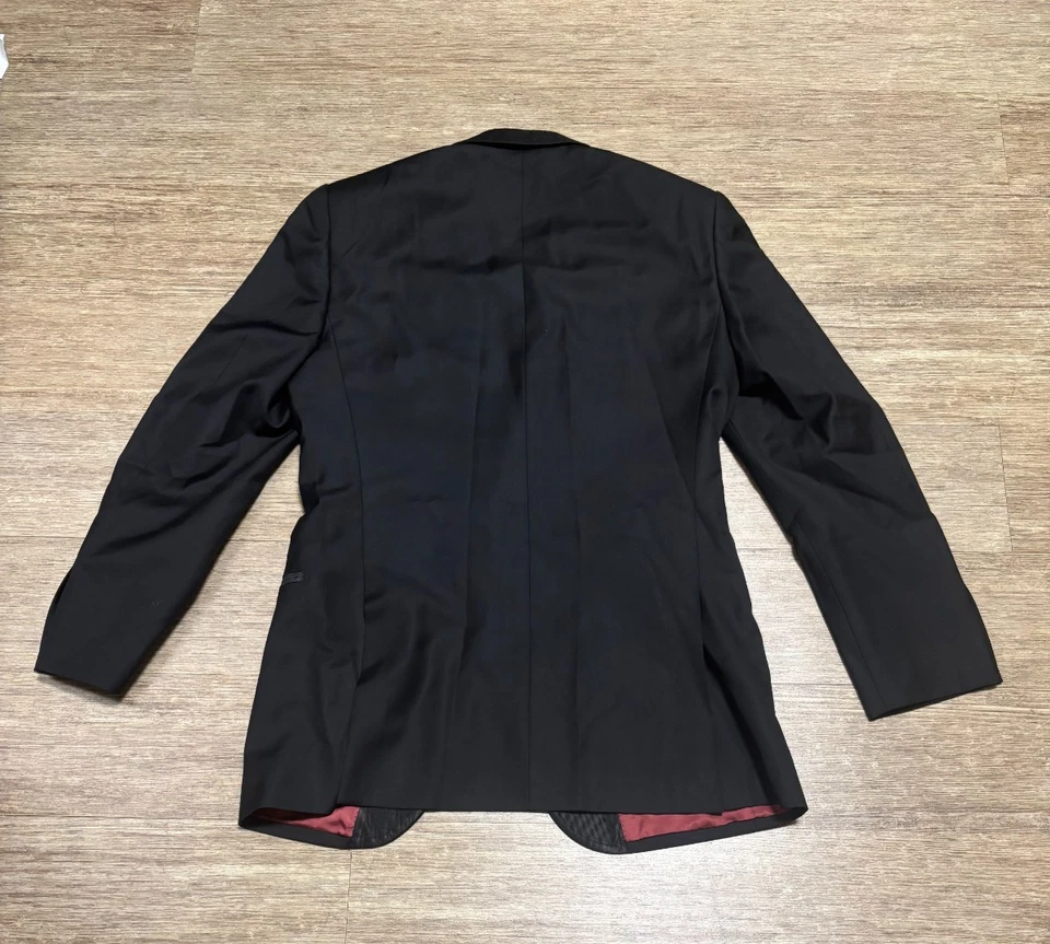 Suitsupply Negro Ajuste A Medida Nuevo Esmoquin Verona 110"s Lana Para Hombres 98 EE. UU./44 Foto 2 de 4