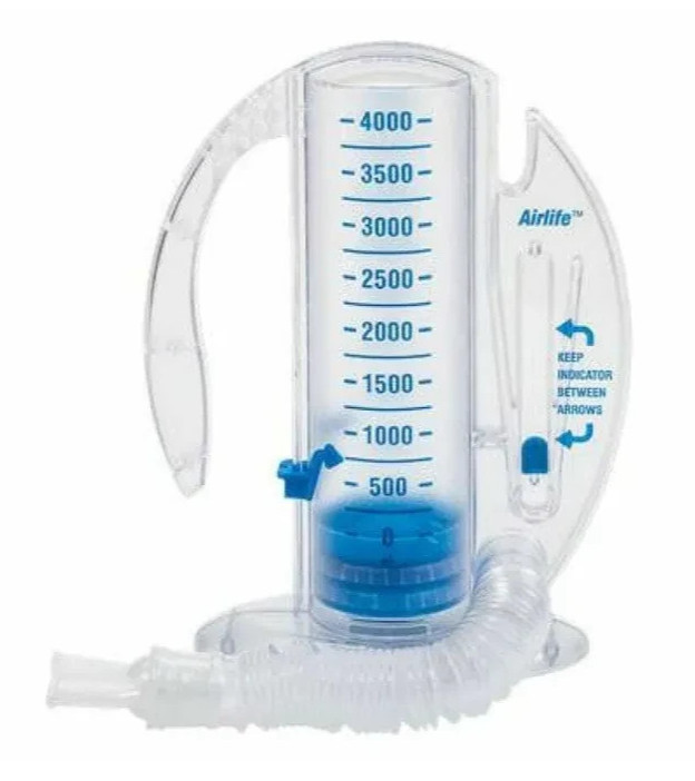 AirLife Volumetric Incentive Spirometer with One-Way Valve 4000 ML