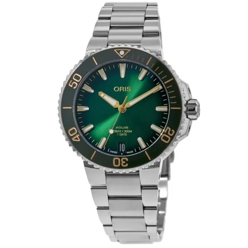New Oris Aquis Date 41mm Automatic Men's Watch 01 400 7769 4127-07 8 22 09PEB