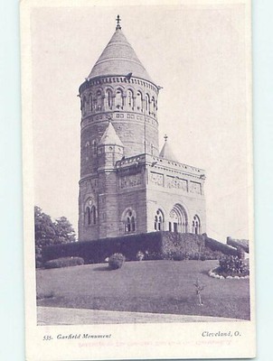 Pre-1907 MONUMENT SCENE Cleveland Ohio OH m/01 AE8182