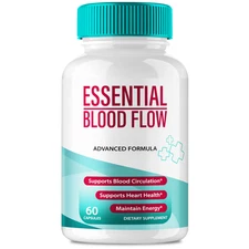 Essential Blood Flow, Premium Natural Blood Circulation Formula Pills 60ct