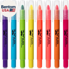 No Bleed Gel Highlighter, Bible Highlighters, Assorted Colors, Pack of 8