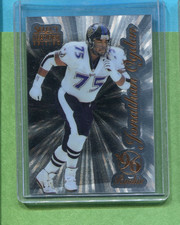 JONATHAN OGDEN BALTIMORE RAVENS UCLA BRUINS 1996 SELECT CERTIFIED PS ROOKIE CARD. rookie card picture