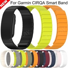 Magnetic Silicone Adjustable Loop Replacement Strap For Garmin CIRQA Watch Band