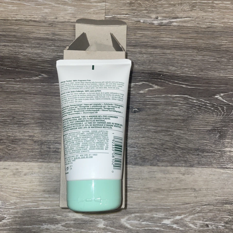 Clinique All About Clean Limpieza 2 en 1 + Jalea Exfoliante 5oz/150ml Completo Nuevo Foto 2 de 3