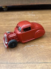 1950'S VINTAGE MARX HOT ROD FRICTION MOTOR Car 5"/Spins/Original Wheels/Marked
