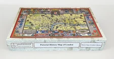 Pictorial History Map Of London 1000 Piece Jigsaw Puzzle - New And Sealed ￼