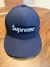 Supreme Gore-Tex New Era Box Logo Cap Navy bl...