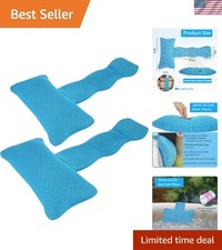 Luxury Outdoor Spa 2 Pack Headrest Pillow - Quick Dry  Adjustable Strap