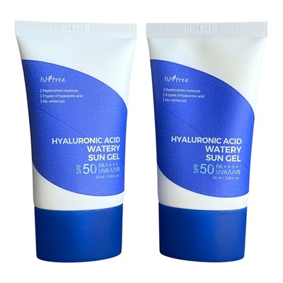 #ad #ad ISNTREE Hyaluronic Acid Watery Sun Gel SPF50 PA Sunscreen 50ml 2 Pack $27.79