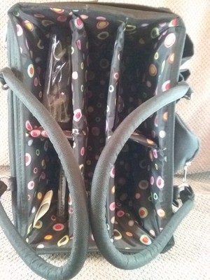 Art Supply Organizer Tote Bag   Craft Caddy with Handle Utility Storage Tote