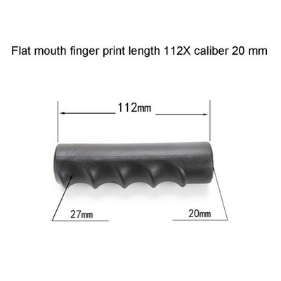 Langlebig Gummigriff 2PCS Anti-Skid Barrow-Griffe Ersatz Fingerabdruck