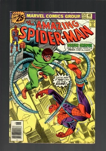 Amazing Spider-Man #157 VG+ 4.5 1976