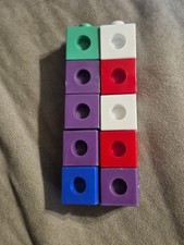 Hand2mind Snap Cubes 19mm Replacement Piece Lot Hand 2 Mind Counting Toys 10pc