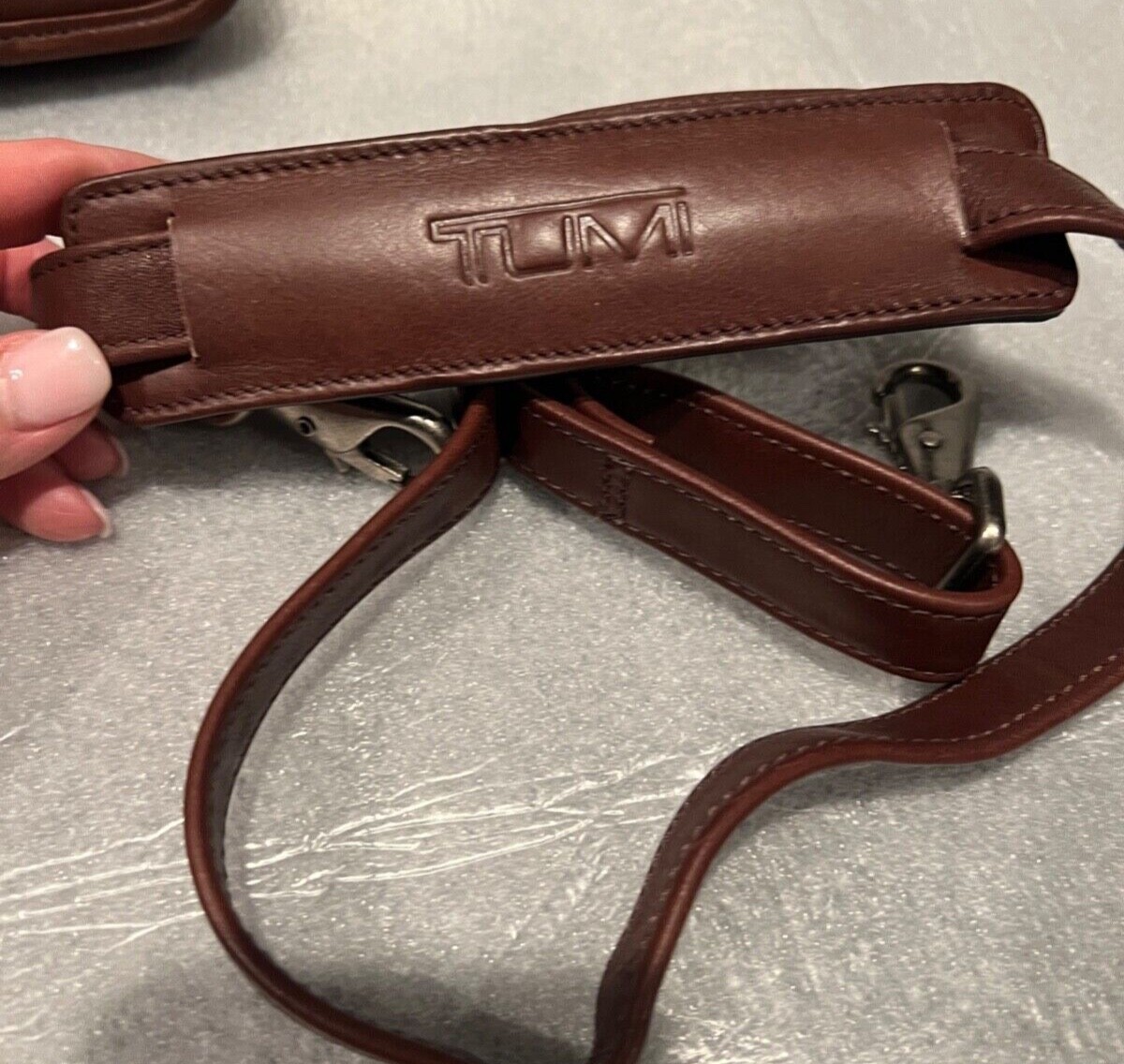 Tumi Men&rsquo;s Bag Shoulder Bag Leather Soft Brown (Tbg1)