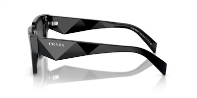 Prada PR A06S Black/Dark Grey (16K-08Z) Sunglasses | eBay