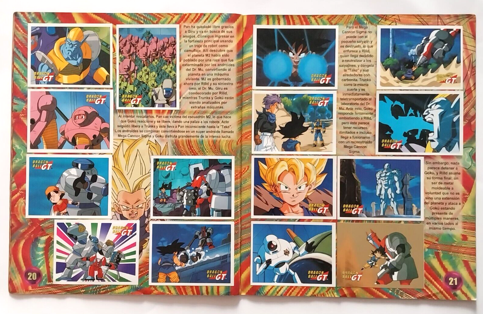 ALBUM DRAGON BALL GT NAVARRETE + SET COMPLETO