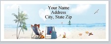 Personalized Address Labels Scenic Beach P 249 