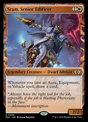 Sram, Senior Edificer x1 NM Magic the Gathering 1x Multiverse Legends mtg card