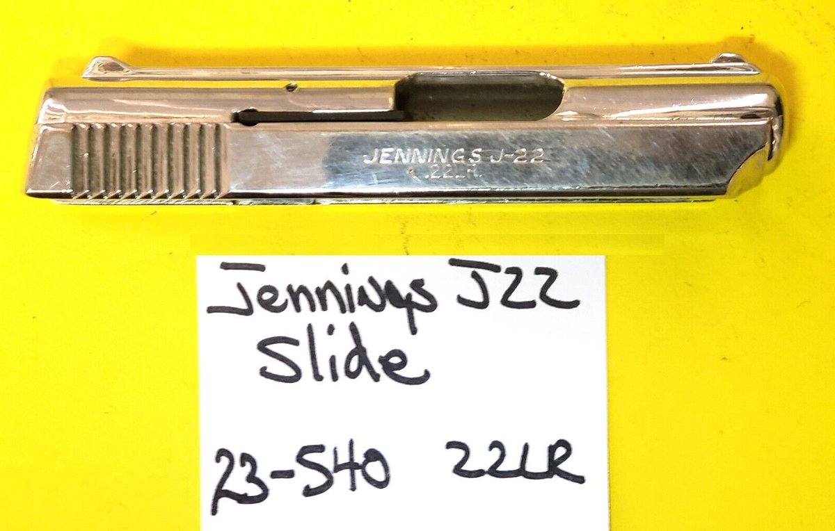 JENNINGS J 22 Used .22 LR. CHROME SLIDE ROUND SAFETY ITEM # 23-540