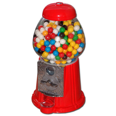 (31,77 /1kg) Kaugummiautomat gefüllt mit Fini Gum Ball Kaugummis