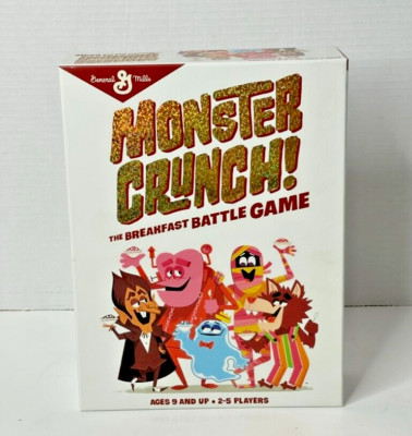Monster Crunch! Cereal Game Boo-Berry Fruit Brute Yummy Mummy General Mills NEW 