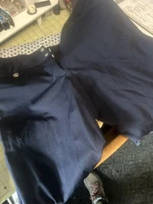 SmartPak Bradley Knee Patch Breeches High Rise 40R Navy