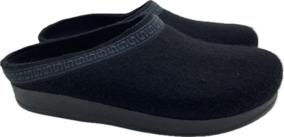 Stegmann Men's Wool Clogs Poly Sole Black M-108P Size 12.5