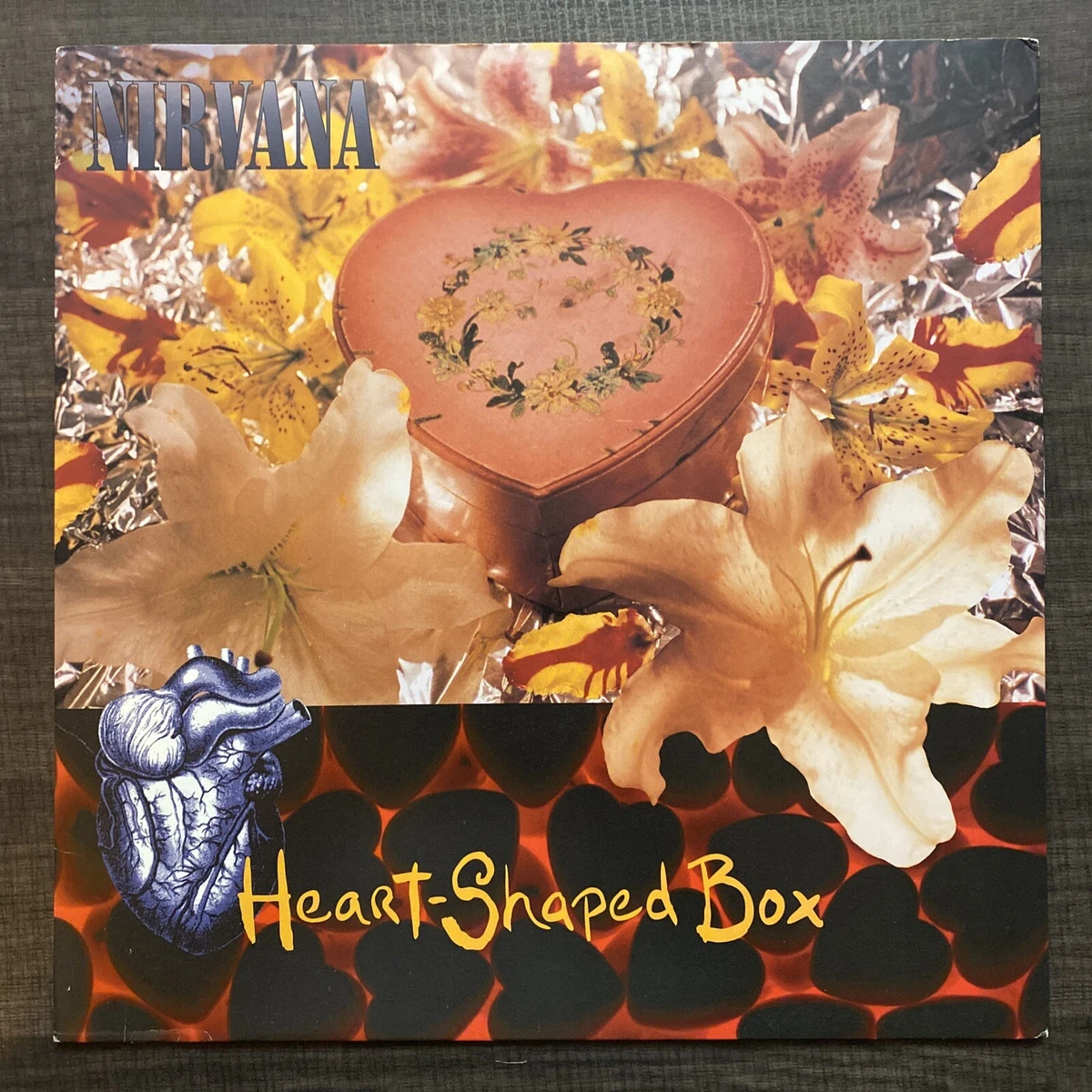 Nirvana heart shaped box tab. Heart shaped box.