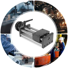 100mm Manual Linear Rail Slide Table 66LB Load Aluminum Guide for CNC&Machinery