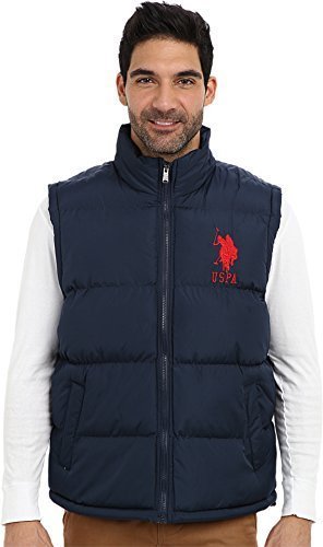 U.S POLO ASSN BASIC PUFFER COLLAR ZIP 