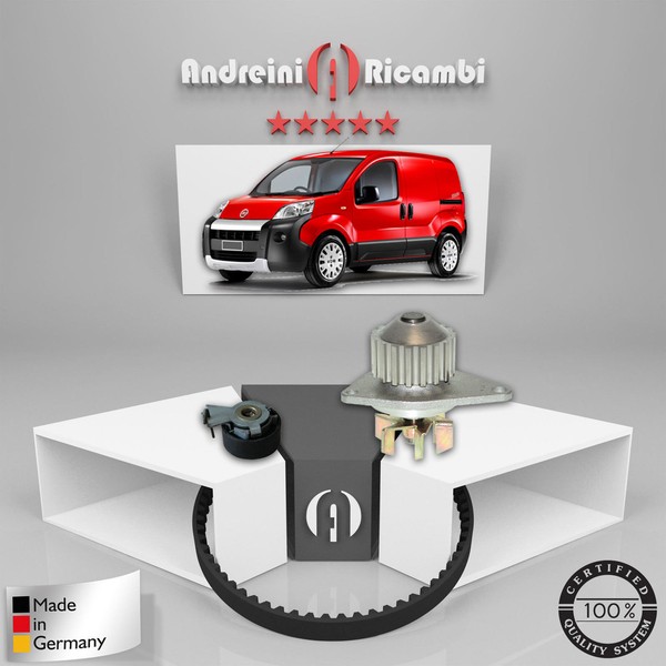 Verteilerkit + Wasserpumpe FüR Fiat Fiorino 1.4 54Kw 73Cv 2011-image