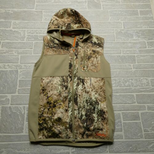 Cabelas 4Most Vest Size Youth 2XL or Womens Large Full Zip Zonz Western Camo