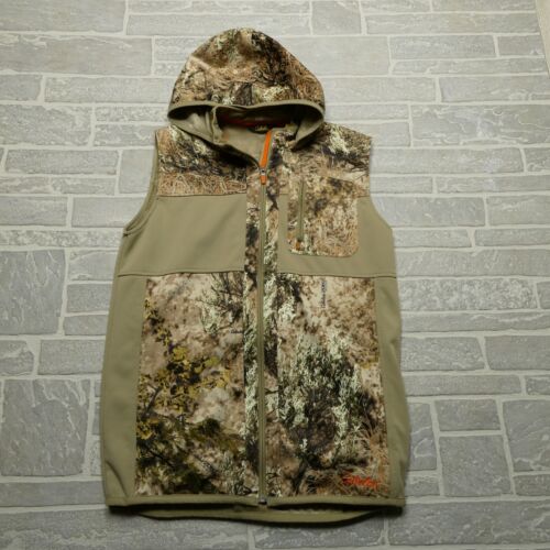 Chaleco Cabelas 4Most talla joven 2XL o mujer grande con cremallera completa Zonz camuflaje occidental - Imagen 1 de 11