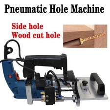 220V 500W Pneumatic Side Hole Machine Woodworking Drill Puncher Tenon Punching