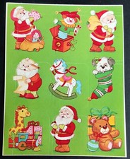 Vintage Eureka Christmas Sticker Sheet