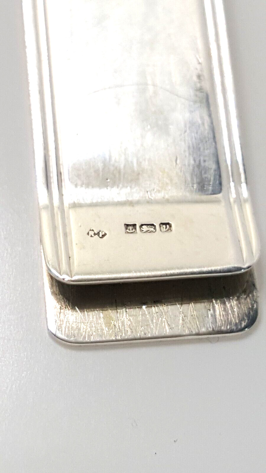 Fully UK Hallmarked Solid Silver Money Clip 925 S… - image 5