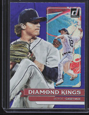Casey Mize Holo Purple Diamond Kings Donruss Panini Baseball Card #8 Tigers