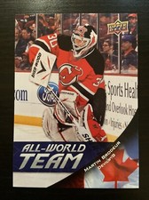 2011-12 Upper Deck All-World Team Martin Brodeur New Jersey Devils #AW19