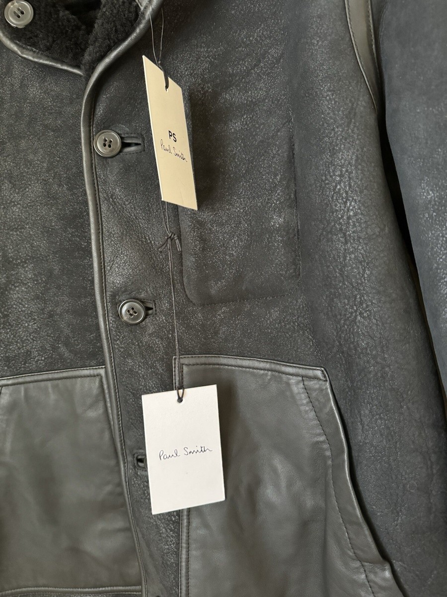 PS Paul Smith New Sheepskin Reversible Leather Jacket