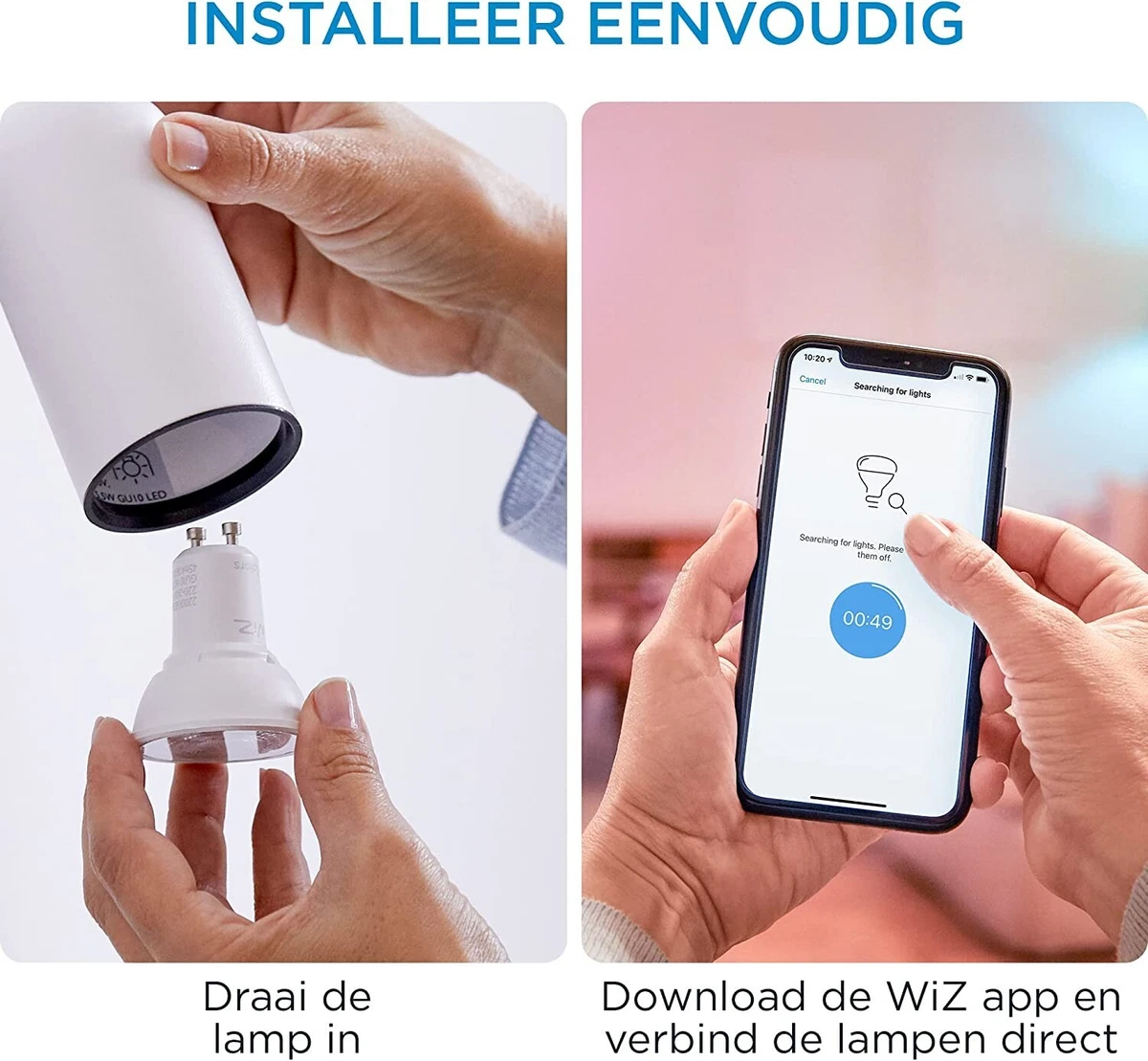 Wiz gu10 smart bulb outlet