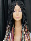 Multicolored Ombre Box Braided Wig