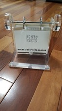 Lucite desktop calendar style picture holder for 300 photos