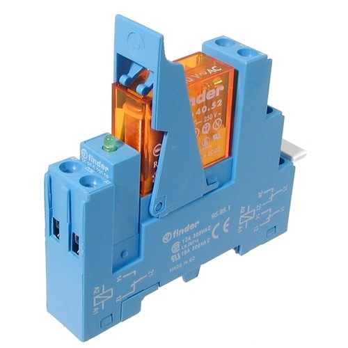 Finder Relais 40.52.8.230.0000 – 230V, 2xUM 250V 8A – Für Schaltanwendungen
