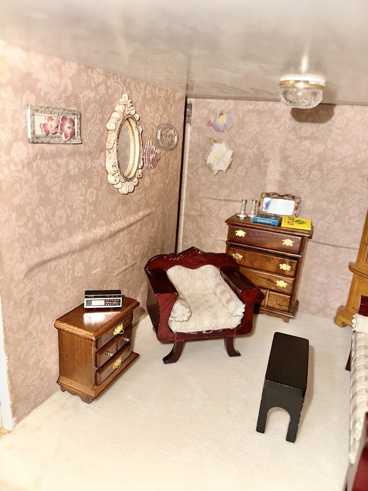 Amazing Vintage Large Handmade Doll House Dolls & Accessories MOM MADE