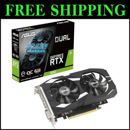 Dual NVIDIA GeForce RTX 3050 6GB Gaming Card - Unmatched Performance & Cooling